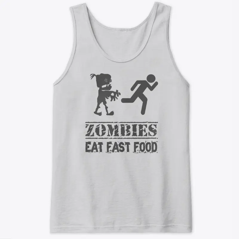 Zombies eat fast food